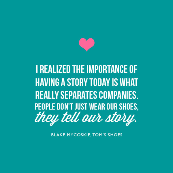 Quote, CEO Tom's Shoes